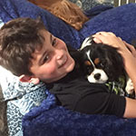 Coco with boy